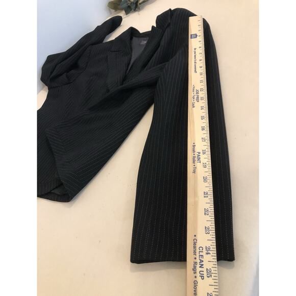 Liz Claiborne Suits Women Jacket 16 Clueless Preppy Office Siren Blue 2 Buttons - Picture 10 of 10